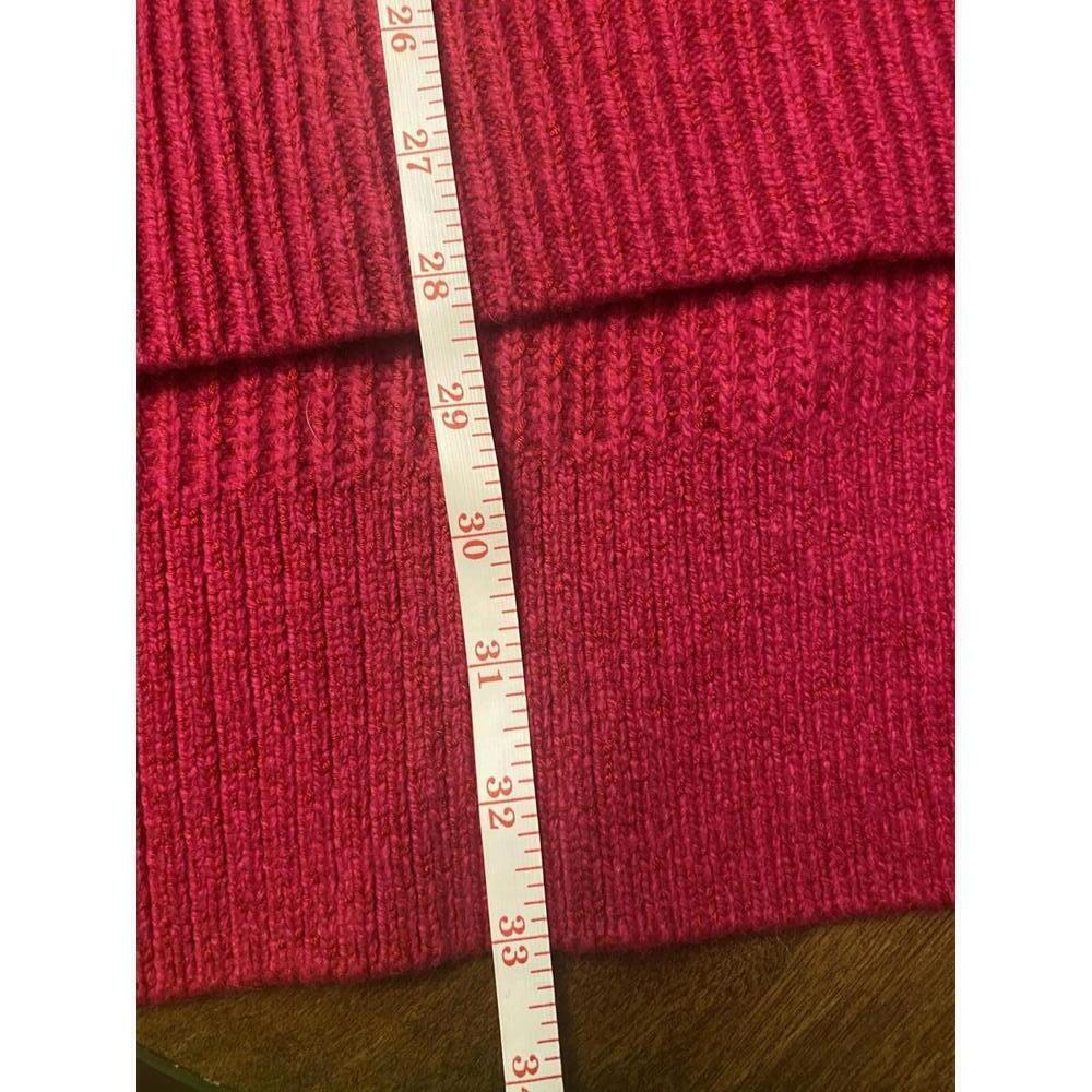 NWT Athleta Ribbed V-Neck Sweater - Shasta Neck Design - Picture 6 of 8